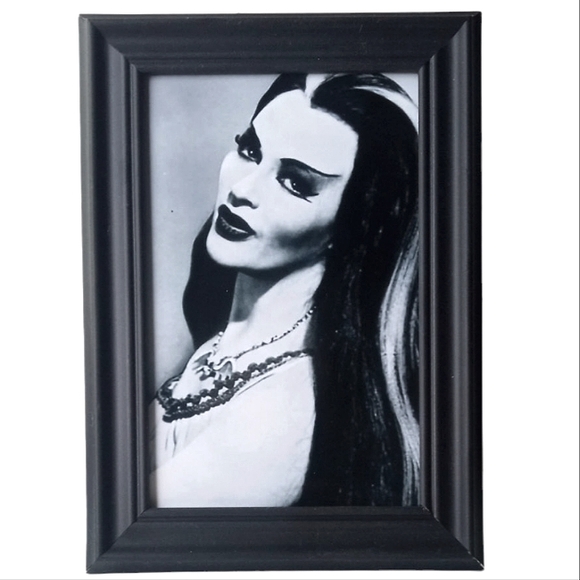 Lilly Munster Corset Vintage Goth Punk Rockabilly retro Gothic art decor 60s Art - Picture 1 of 3